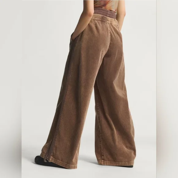 adidas Originals Brown Corduroy Track Pants. Earth Strata
